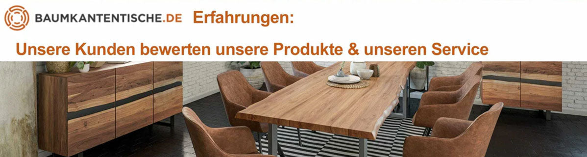 Kundenerfahrungen mit Baumkantentische.de