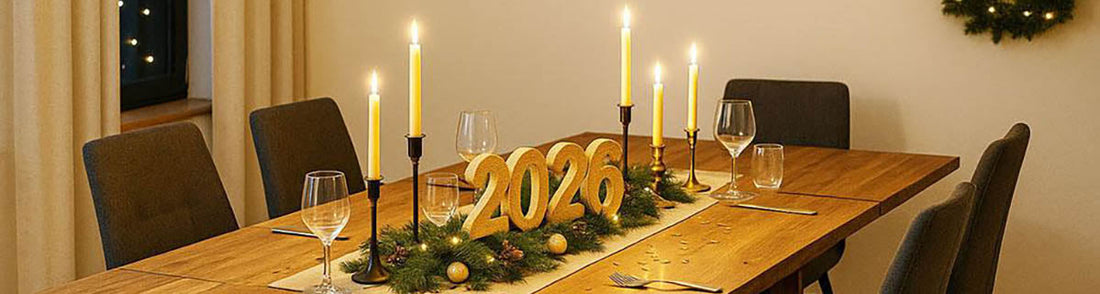 Esstisch für Silvester decken