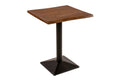 #akazienussbaumfarben #60x60 #säulen-gestelleckigschwarz