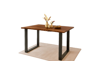 #nussbaumfarben #140x80 #u-gestellschwarz