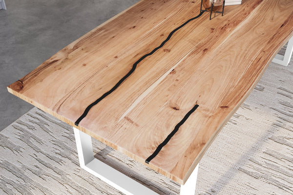 #naturfarben #280x100 #u-gestellweiß