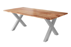#naturfarben #180x90 #x-gestellsilber