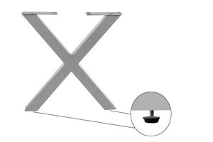 #silber #x-form #x-gestellsilber