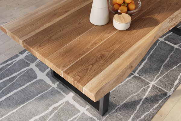 #naturfarben #200x110 #u-gestellschwarz