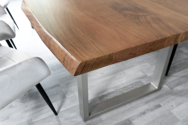 #nussbaumfarben #260x110 #u-gestellsilber