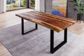 #sheeshamnaturfarbenlackiert #180x90 #u-gestellschwarz