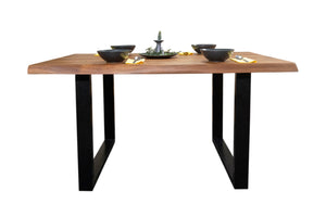#nussbaumfarben #280x100 #u-gestellschwarz