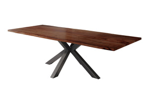 #nussbaumfarben #240x100 #spider-gestellschwarz