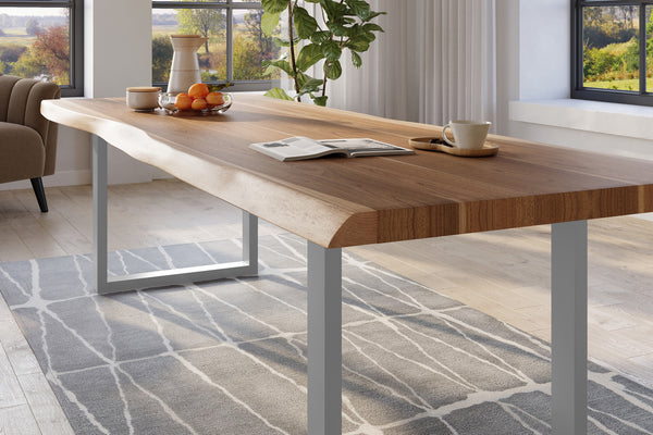 #naturfarben #260x110 #u-gestellsilber
