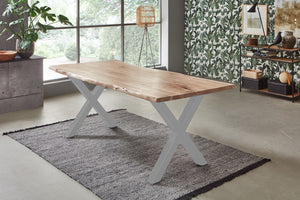 #naturfarben #240x100 #x-gestellsilber