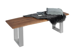 #nussbaumfarben #160cm #u-gestellsilber