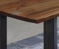 #nussbaumfarben #80x80 #u-gestellschwarz
