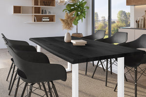 #holzgrau-optik #180x90 #u-gestellweiß