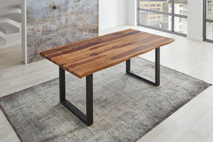 #sheeshamnaturfarbenlackiert #160x85 #u-gestellschwarz