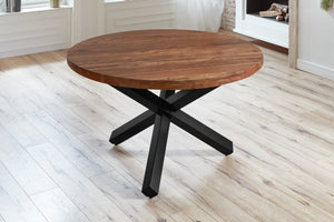 #nussbaumfarben #130cm #stern-gestellschwarz