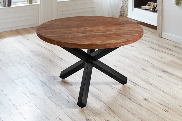 #nussbaumfarben #130cm #stern-gestellschwarz