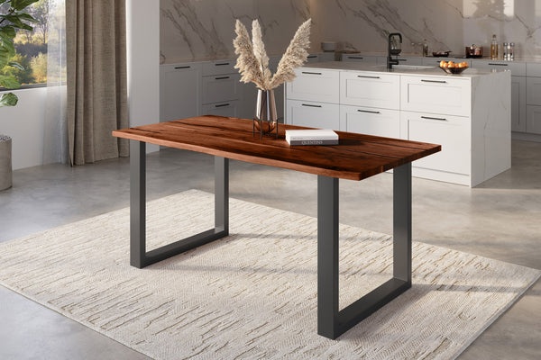 #nussbaumfarben #120x80 #u-gestellschwarz