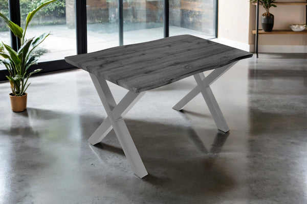 #graufarben #160x85 #x-gestellsilber