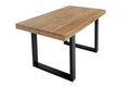 #akazienaturfarben #120x80 #u-gestellschwarz