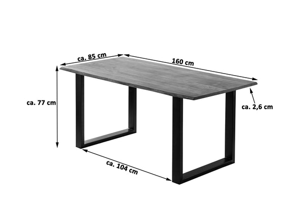 #stonefarben #160x85 #u-gestellschwarz