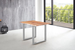 #naturfarben #140x80 #u-gestellsilber