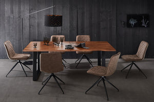 #nougatfarben #220x100 #u-gestellschwarz
