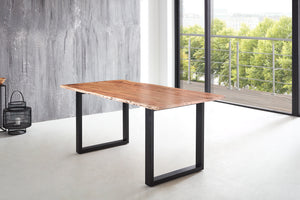 #naturfarben #200x100 #u-gestellschwarz