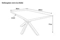 #naturfarbenlackiert #180x90 #spider-gestellschwarz