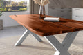 #nussbaumfarben #240x100 #x-gestellschwarz