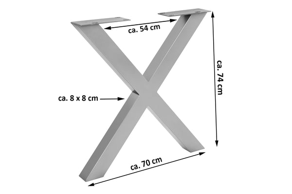 #silber #x-form #x-gestellsilber