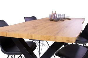 #wildeichenfarben #160x85 #x-gestellschwarz