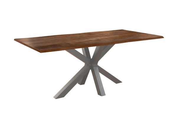 #nussbaumfarben #180x90 #spider-gestellsilber