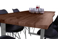 #nussbaumfarben #180x90 #u-gestellsilber