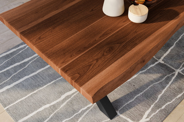 #nussbaumfarben #260x120 #x-gestellschwarz