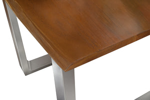 #nussbaumfarben #80x80 #u-gestellsilber