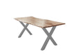 #naturfarben #240x100 #x-gestellsilber