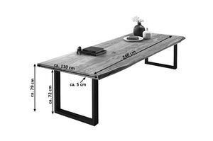 #naturfarben #240x110 #u-gestellschwarz