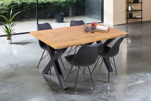 #wildeichenfarben #160x85 #x-gestellschwarz