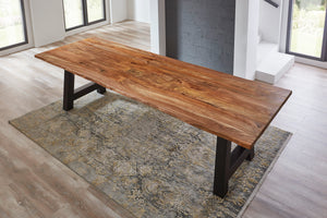 #sheeshamteakfarben #240x100 #a-gestellschwarz