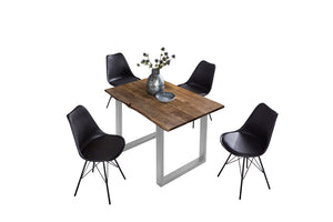 #nussbaumfarben #120x80 #u-gestellsilber