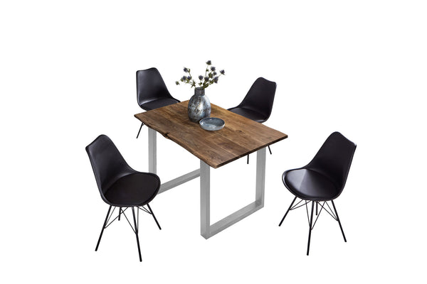 #nussbaumfarben #120x80 #u-gestellsilber