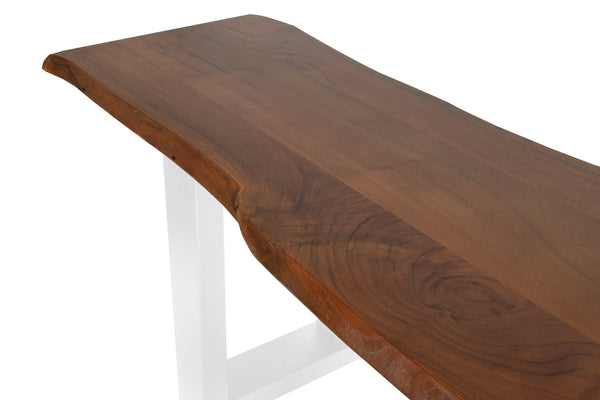 #nussbaumfarben #180cm #u-gestellweiß