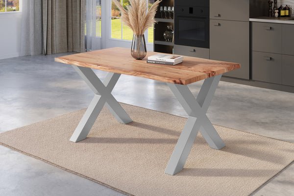 #naturfarben #160x85 #x-gestellsilber