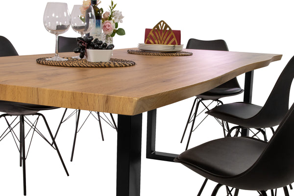 #wildeichenfarben #240x100 #u-gestellschwarz