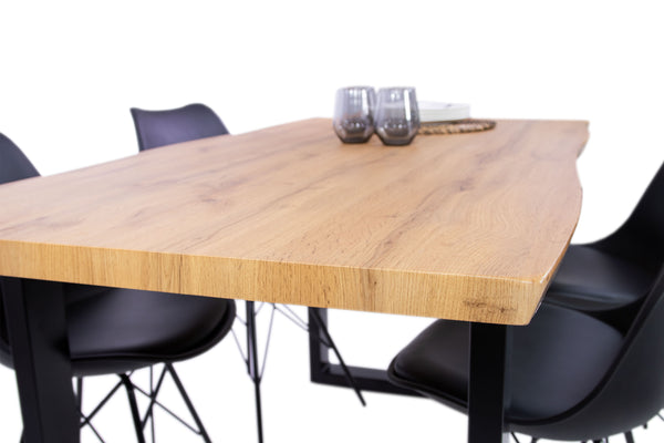 #wildeichenfarben #160x85 #u-gestellschwarz