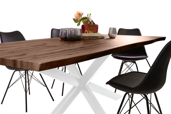 #nussbaumfarben #200x100 #spider-gestellweiß