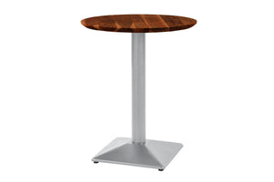 #akazienussbaumfarben #70x70 #säulen-gestelleckigsilber