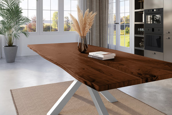 #nussbaumfarben #300x100 #spider-gestellsilber