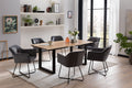 #naturfarben #180(280)x90 #u-gestellschwarz