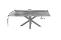 #naturfarben #180x90 #spider-gestellsilber